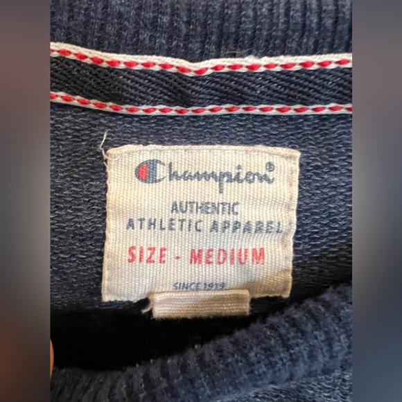 Champion blue sweatshirt size medium - Picture 3 of 4